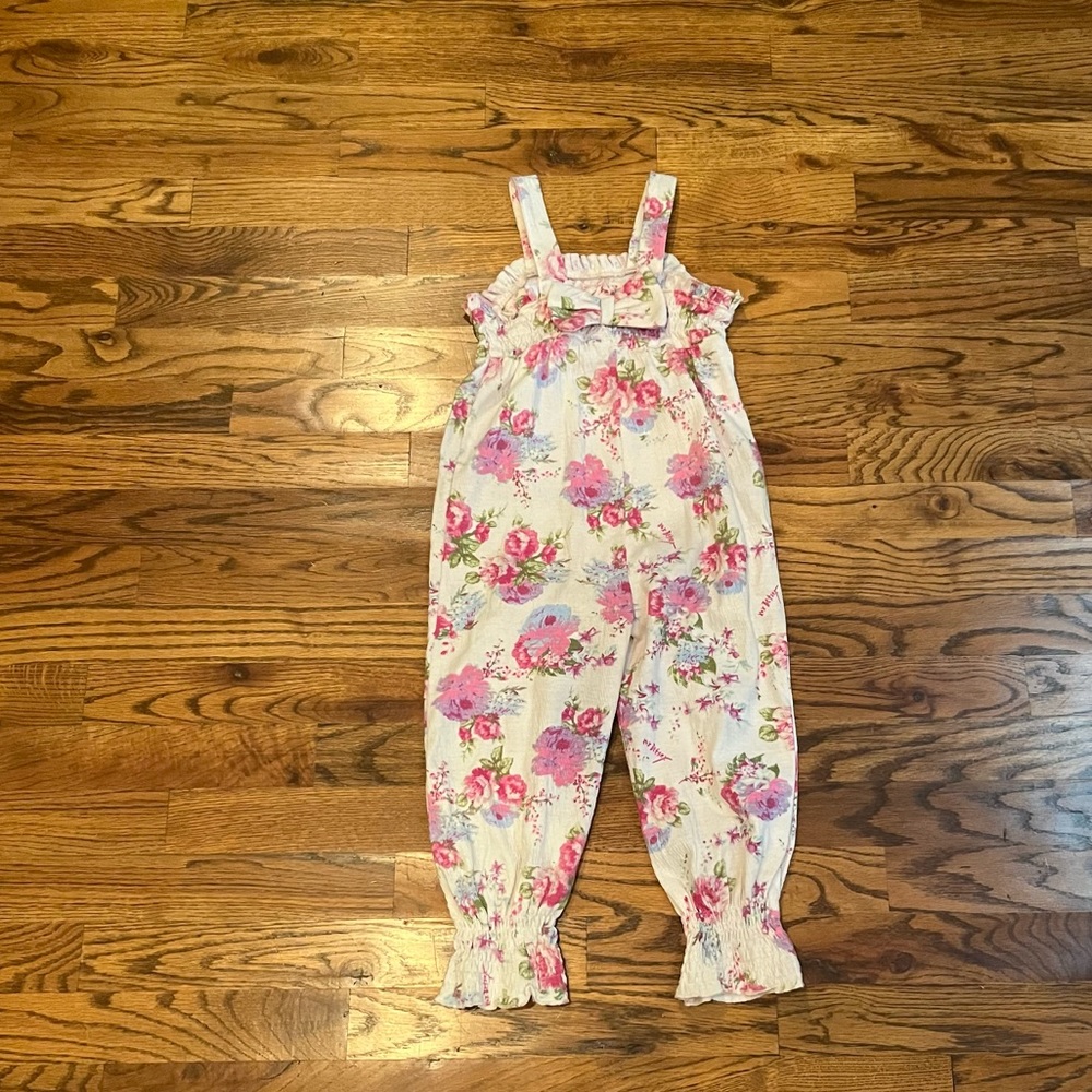Betsey Johnson jumpsuit floral 3T